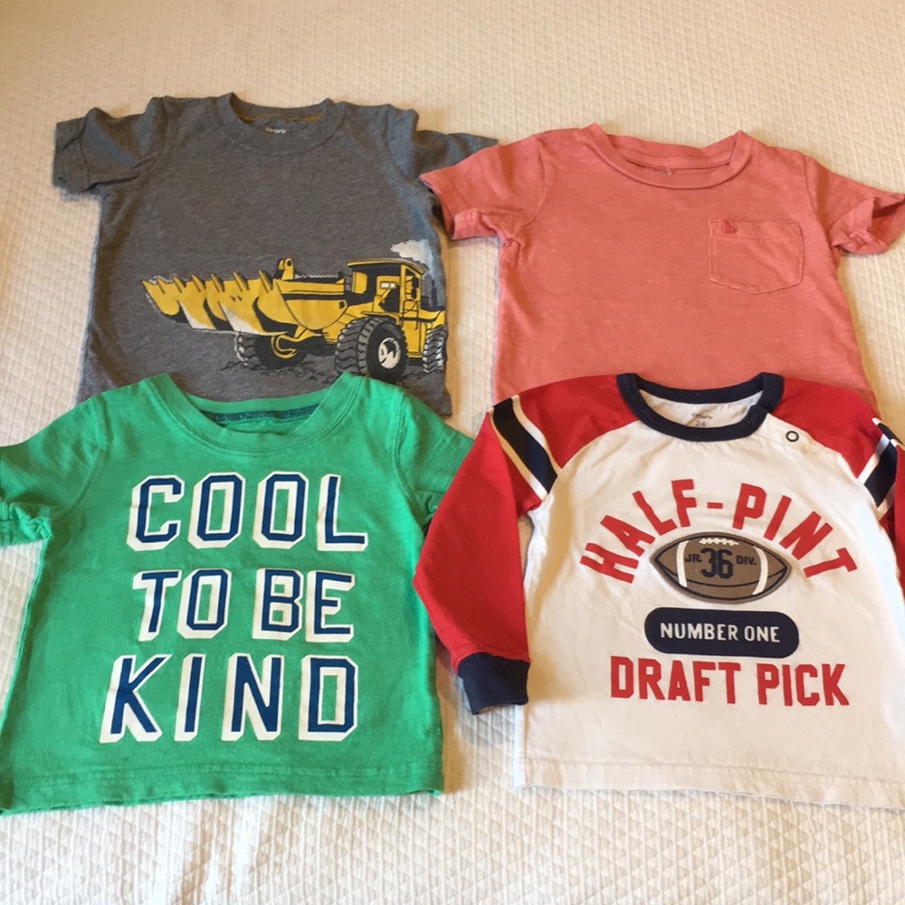 Carter’s Shirts (SET OF 4) 24 Month